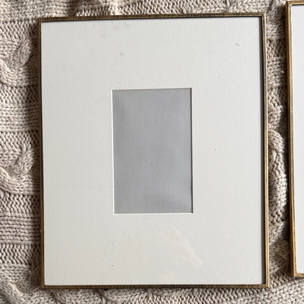 Set of (2) Hearth & Hand Magnolia Antique Brass Frame - Picture 3 of 10